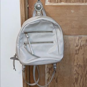 Grey backpack